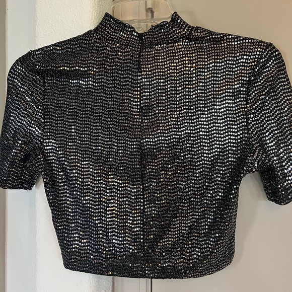 Rehab Lab Silver Sparkle Pants Set - Picture 4 of 8